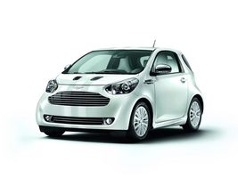 Aston Martin Cygnet in Black and White at launch