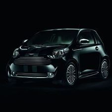 Aston Martin Cygnet in Black and White at launch