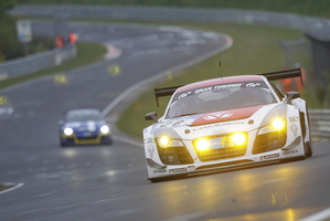 The #26 Mamerow Racing Audi R8 LMS is driven by Christian Mamerow, Christian Abt, Michael Ammermuller and Armin Hahne