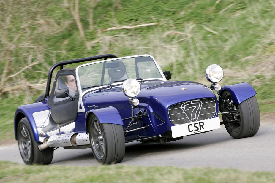 The Caterham CSR 260 might be the most chilly option but also the most fun on a winding alpine pass.