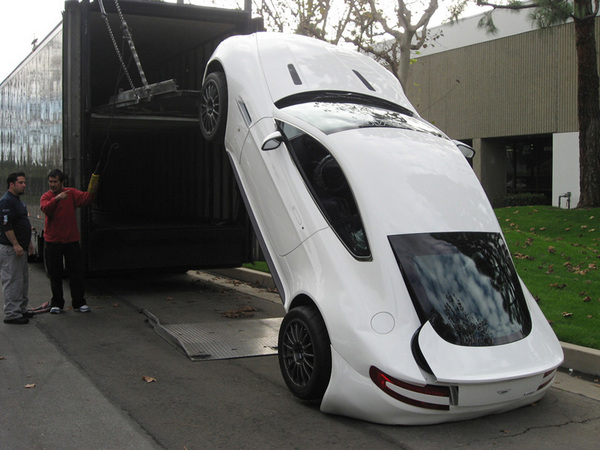 How (not) to load an Aston Martin