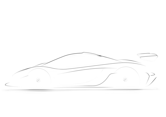 Vorschau des McLaren P1 GTR Design-Konzepts