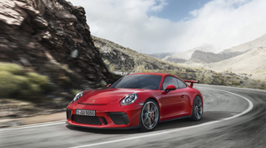The new 911 GT3 is more powerful than before thanks to a 4.0 direct-injection flat-six engine