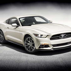 The Mustang 50 Year Limited Edition also gets a unique logo to mark the uniqueness of this edition