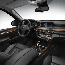 The interior has not changed much and remains almost identical to a standard X5