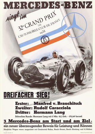 Im Silberpfeil zur Meisterschaft 1938