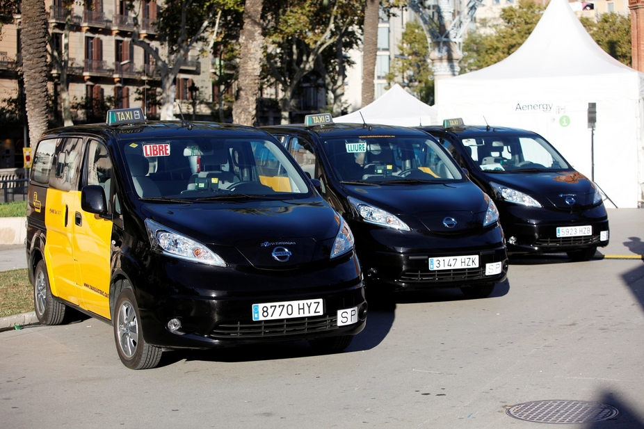 In Barcelona the taxi fleet will now be integrated by the e-NV200