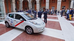 In Madrid, the Nissan Leaf is now part of the list of possible cars to integrate the taxi fleet