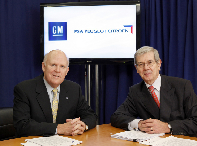 GM bought about 8% of PSA last February