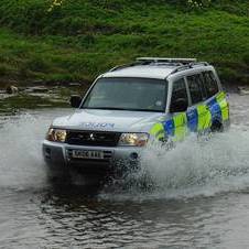 Mitsubishi Shogun Police car