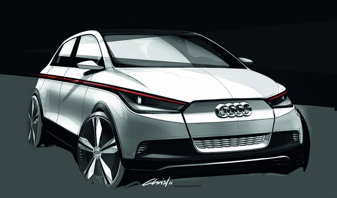 Audi Brings A2 Electric Car Concept to Frankfurt