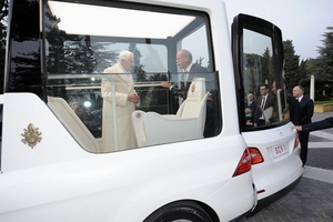 The first Popemobile came in 1980