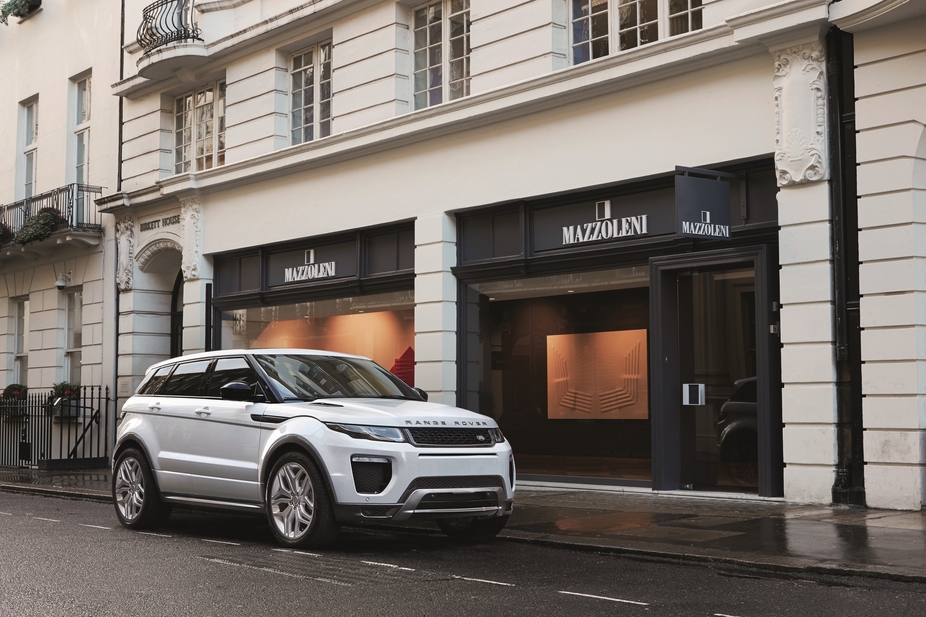 Evoque updates include new front bumper, larger air intakes, two new grid designs, full-LED adaptative headlights and new alloy wheel designs