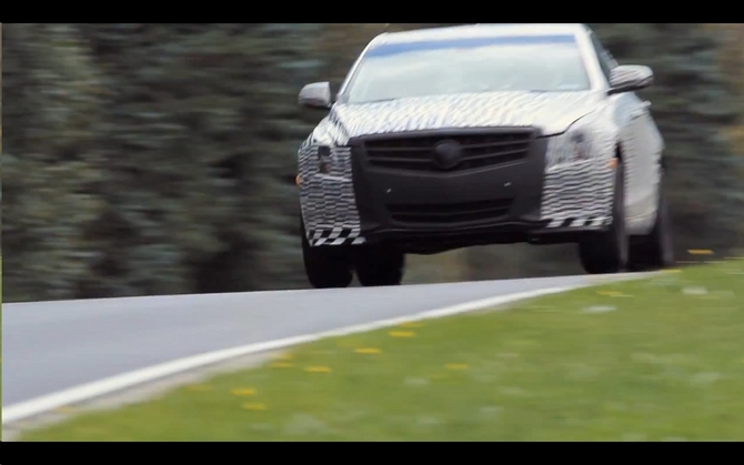 Cadillac Continues to Tease ATS by Testing on Nuerburgring