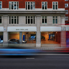 The BMW i Park Lane is located next to BMW and Mini's showrooms in London