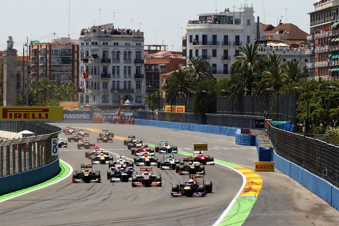 Valencia has been on the F1 calendar since 2008