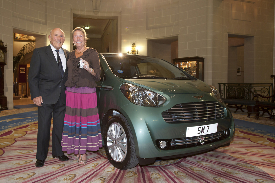 Sir Stirling Moss offers Aston Martin Cygnet to his wife