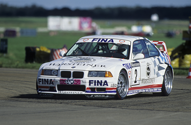 The E36-chassis M3 came in 1992 with 325hp and competed in the DTM and ADAC GT Cup