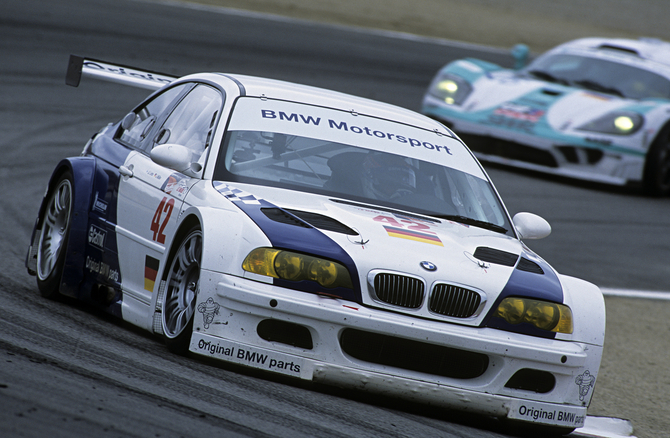 The E46 M3 GTR used a 450hp V8 and competed in ALMS for two years before being legislated out of the series