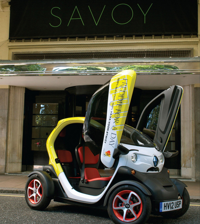 O Twizy tem uma autonomia de 96 quilómetros