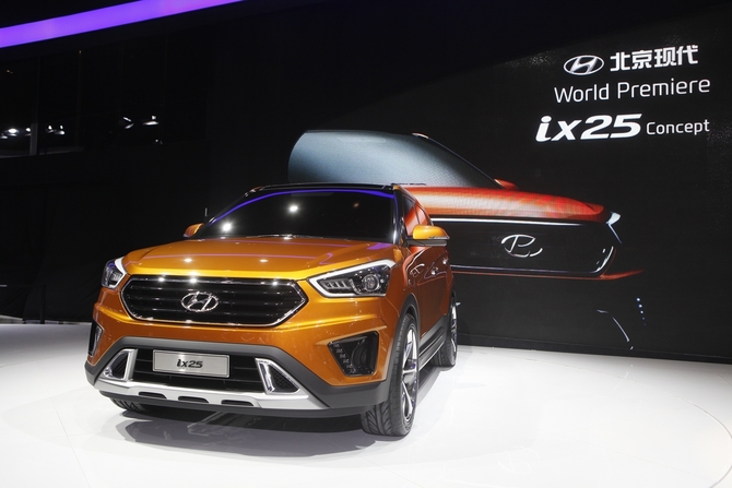 The new ix25 will initially be launched in China, taking advantage of the increasing popularity of compact SUVs in that market