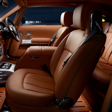 The interior is made from high-quality leather