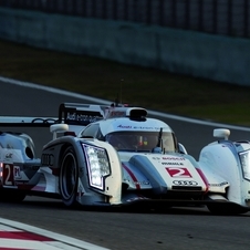 O R18 e-tron quattro venceu o título do WEC deste ano e as 24 Horas de Le Mans