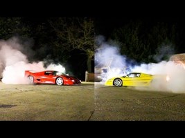 These guys have had some serious fun recently. Not one but two Ferrari F50's on the farm this time!