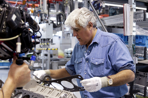 Jay Leno Vists AMG in Affalterbach to Test Drive SLS Convertible with Video