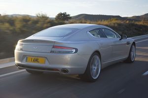 First Rapide leaving the Aston Martin assembly line