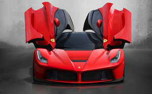 The doors appear inspired by the Enzo