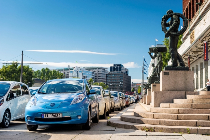 A Noruega é um dos países onde são vendidos mais carros elétricos