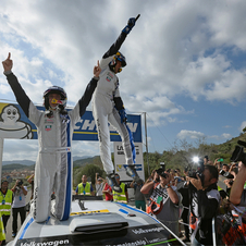 Ogier won the Rally of Catalunya and celebrated his second carrer title with Volkswagen