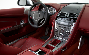 The interior is borrowed from the new Virage