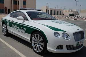 The police also have a Bentley Continental GT