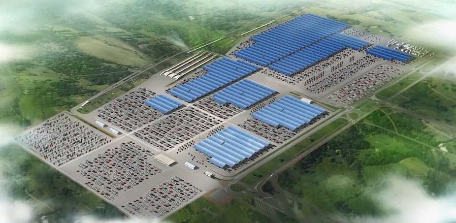 Renault launches car industry’s biggest solar roof project