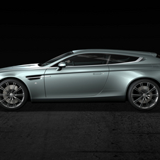 The exclusive Aston Martin has quite bold lines and creates some surprise with its new shapes and silhouette