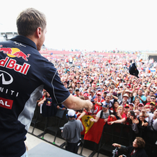 Vettel is the first driver to ever win eight consecutive wins in the same season