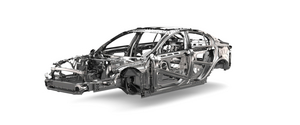 The Jaguar XE will become the first production model built with the DA7 aluminium platform