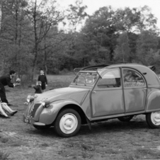 Worlds largest meeting of Citroen 2CVs