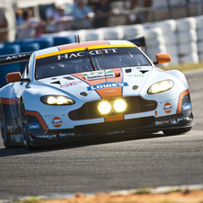 The Vantage is competing in three rounds of the American Le Mans Series