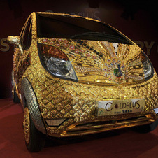 $4.6M Gold Tata Nano Only Slightly Better Purchase than $4.7M Lamborghini Scale Model