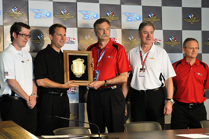 The Schwitzer award honors annual achievements in race car engineering