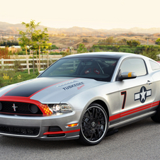 The car is inspired by the P-51 Mustang as flown by the Tuskegee Airmen 