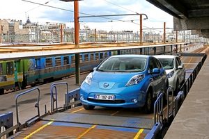 Nissan estimates it would cost €350 to drive to the Riviera in a conventional diesel with fuel and tolls