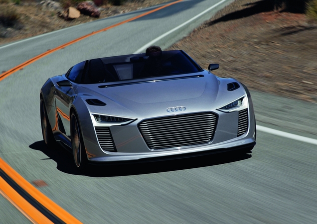 A Audi também criou um e-tron roadster