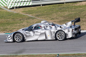 The car is using a heavily modified LaFerrari body