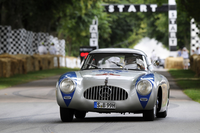 O 300SL que vai estar em Goodwood venceu as 24 Horas de Le Mans em 1952