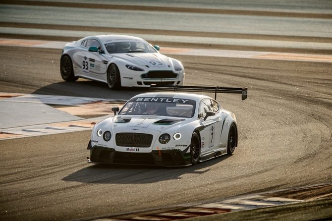 The Continental GT3 took fourth in its first race