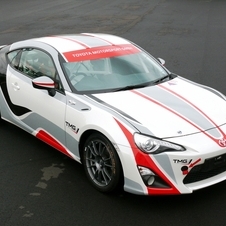 The GT86 racecar uses a stock engine and transmission with suspension upgrades